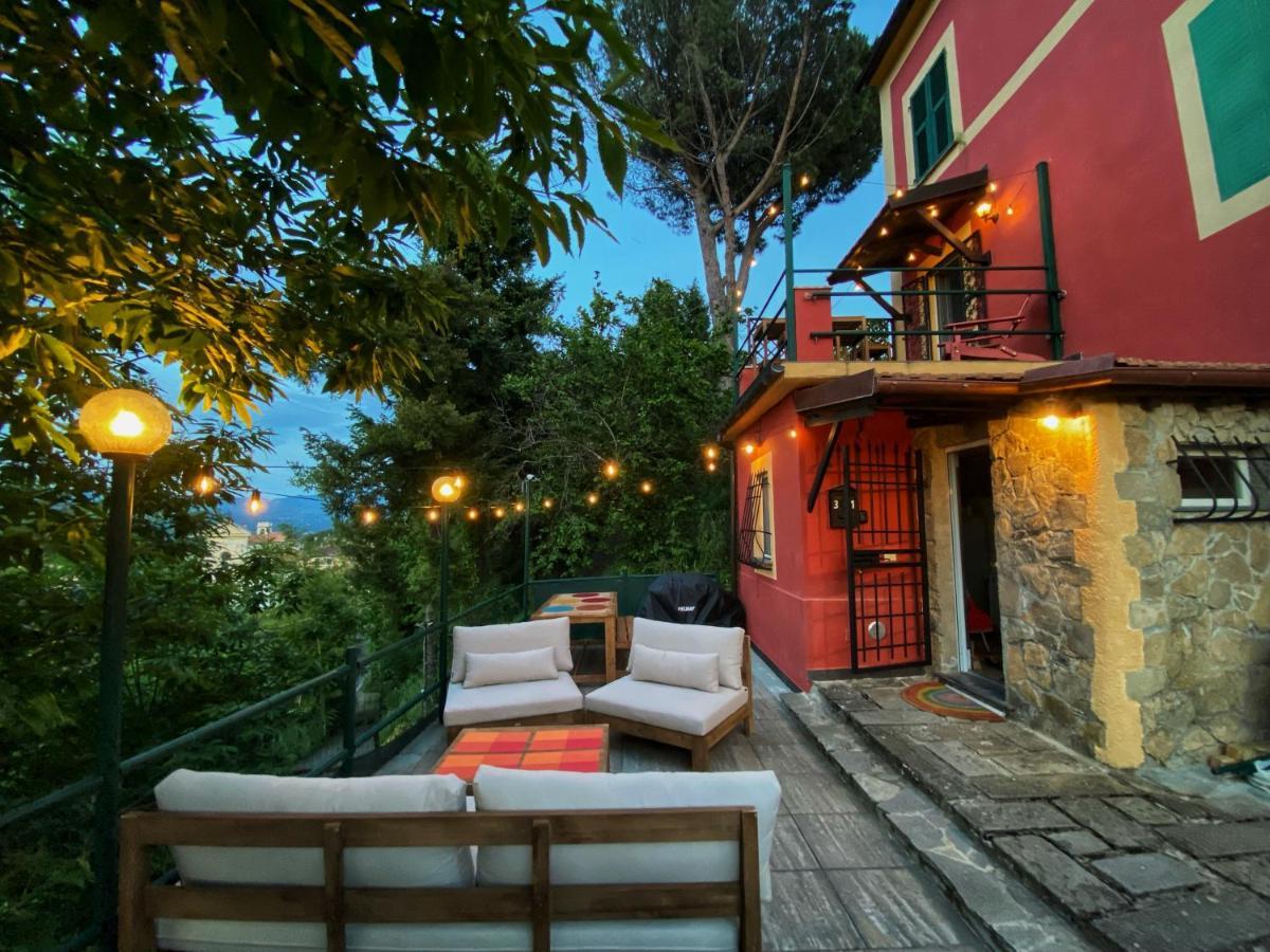 Villa La Casa Rossa Arcola Con Vista Extérieur photo