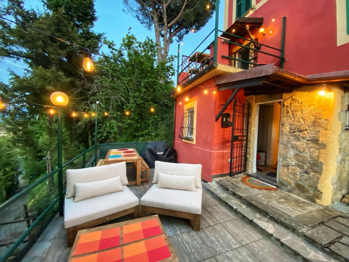 Villa La Casa Rossa Arcola Con Vista Extérieur photo